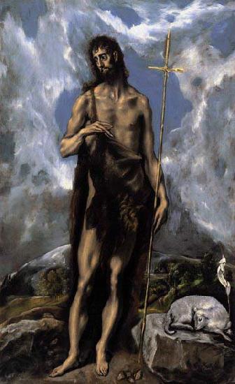 El Greco St. John the Baptist Spain oil painting art